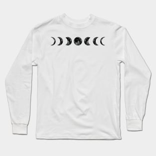 The Moon Phases Long Sleeve T-Shirt